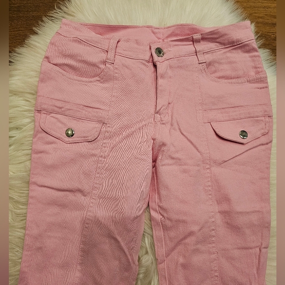Pink Women's Capris - Picture 4 of 9